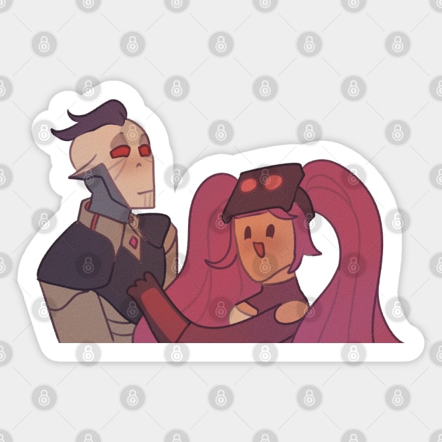 she ra entrapdak Sticker by LaSark